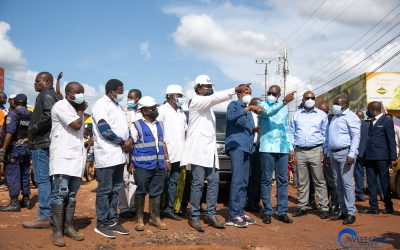 Nouveaux projets ! Lancement des travaux de route et d’assainissement de byayi prolongé (6,134 KM) et prolongement de la route de Kasapa.