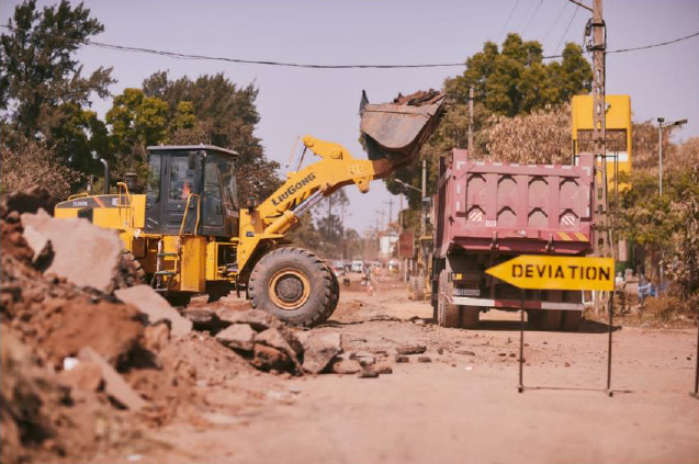 Réhabilitation de la route de Kassapa (Distance : 5,8 KM)