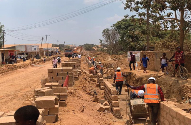 Réhabilitation de la route Marché Moise Vers le Contournement (3KM)